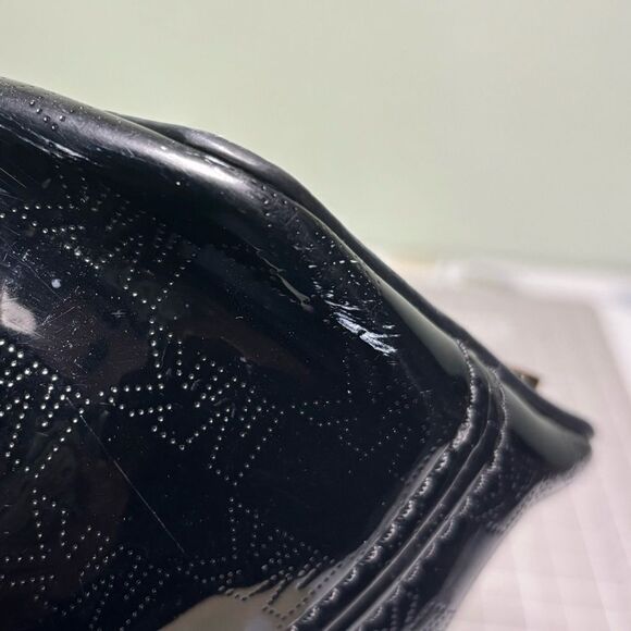 Michael Kors Camille Medium Satchel Patent *DAMAGED* - Picture 12 of 16